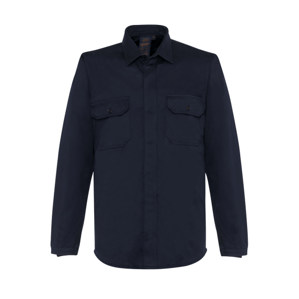 Navy Long Sleeve Grupo Mexico Shirt For Men